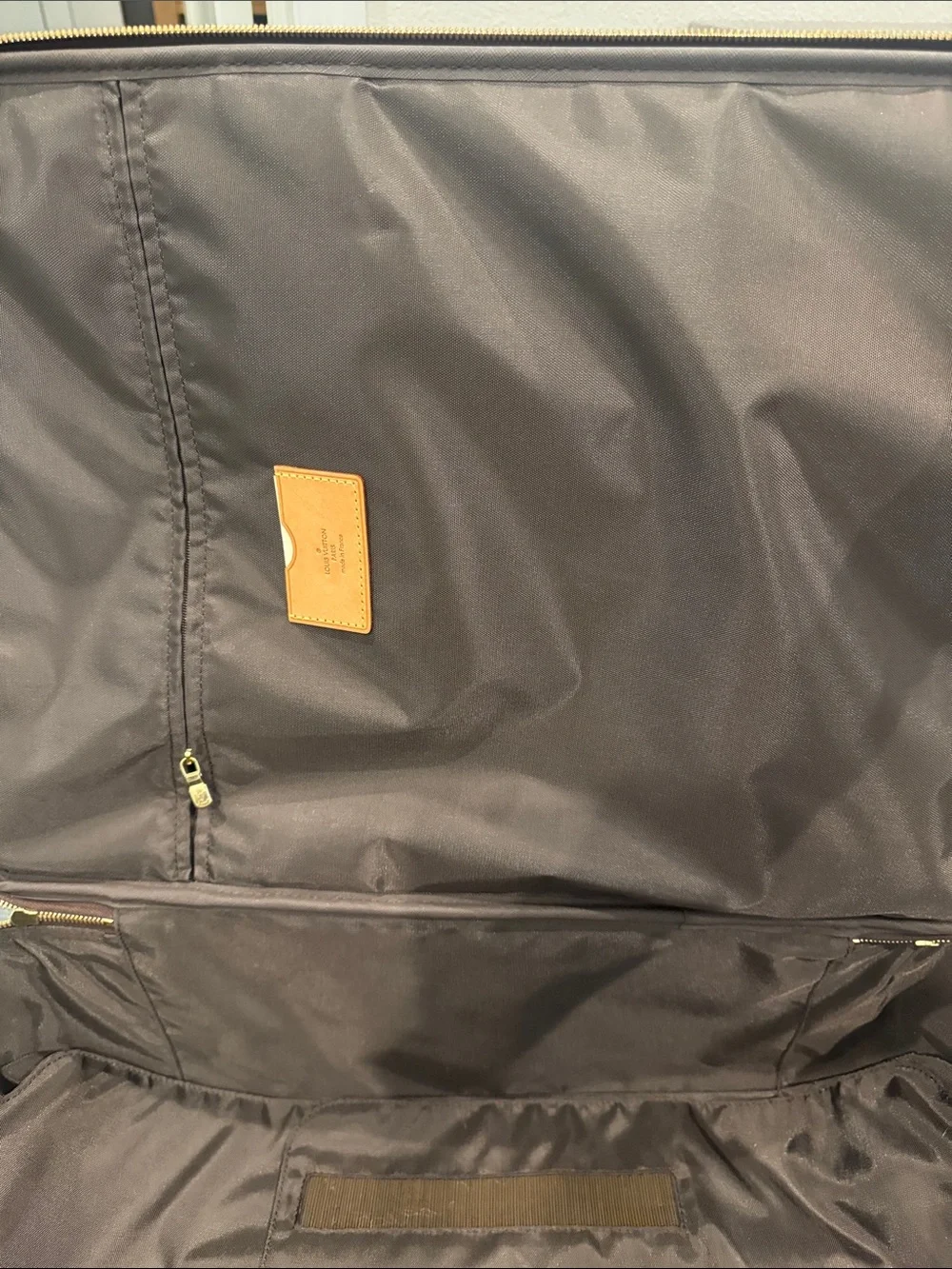 Louis Vuitton Monogram Rolling Carry-On in Brown and Tan